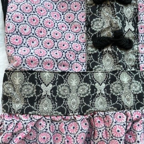 Redfish Kids sleeveless dress, size 6T, pink and black pattern - Picture 5 of 5